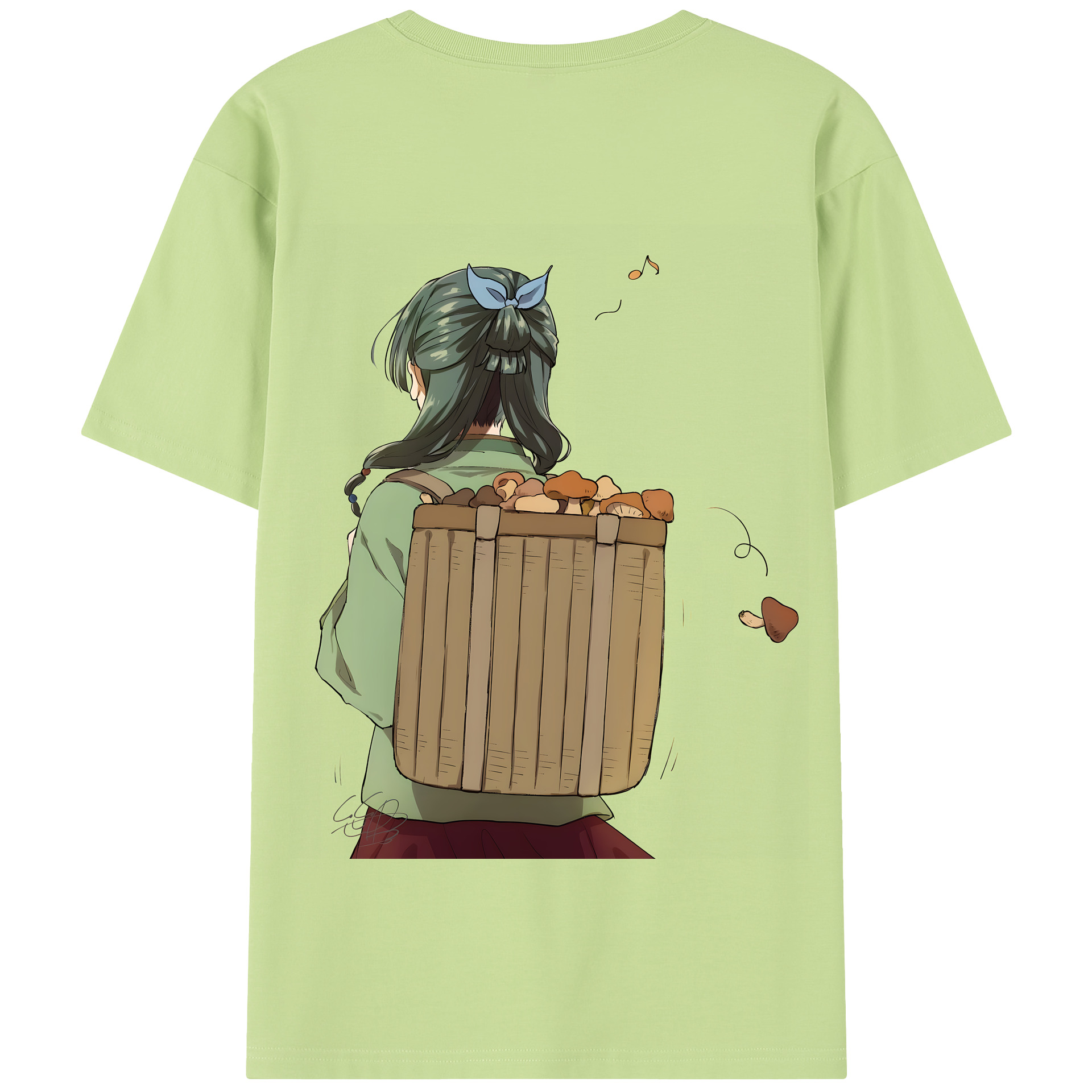 （画像用） 薬屋のひとりごと The Apothecary Diaries 綿100％半袖Tシャツ（背面プリント）